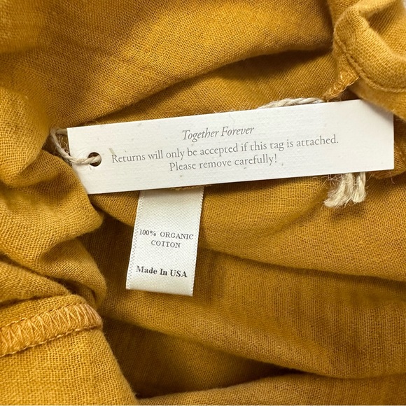 Christy Dawn The Dawn Dress Womens Size XS Mustard Sustainable Organic Cotton - Picture 10 of 14